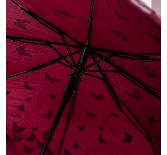 Зонт полуавтомат складной 97 см, красный