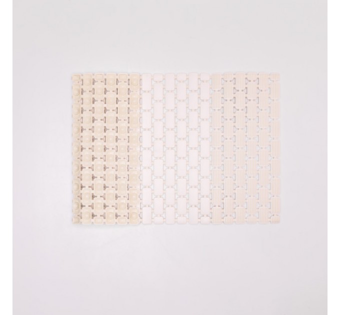 Килимок для душового піддону протиковзкий 73*40 см, білий