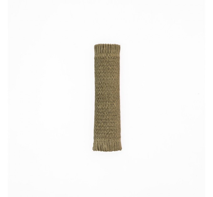 Дорожка раннер для сервировки стола Fringe 120*30 см, оливковый