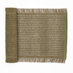 Доріжка раннер для сервірування столу Fringe 120*30 см, оливковий