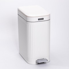 Відро для сміття з педаллю 23*15*32 см, білий