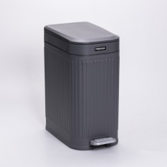 Відро для сміття з педаллю 23*15*32 см, сірий