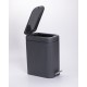 Мусорное ведро с педалью 23*15*32 см, серый