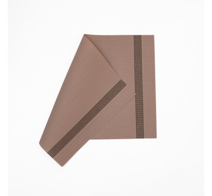 Коврик для сервировки стола Shaggy 46*30 см, какао