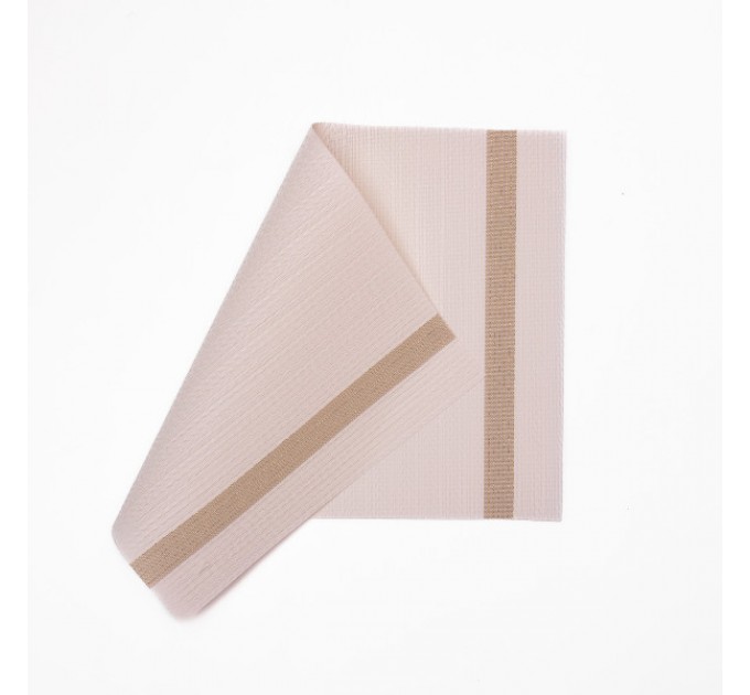 Килимок для сервірування столу Shaggy 46*30 см, білий