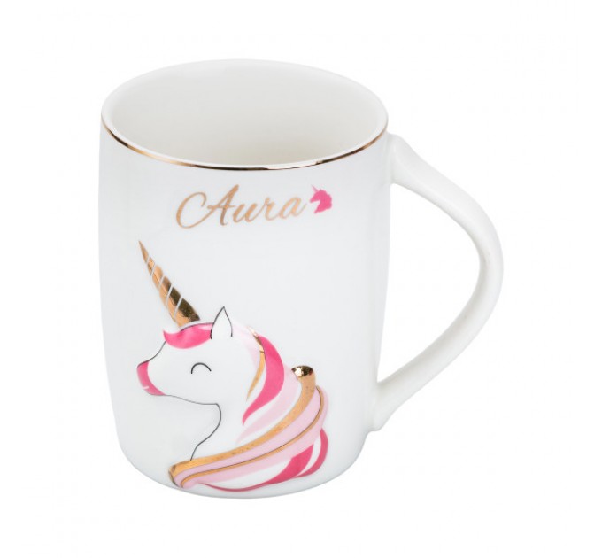 Чашка керамічна Aura 400 мл, рожевий