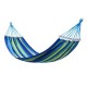 Гамак підвісний тканинний з поперечиною, синій