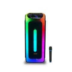 Акустика для вечірок Kimiso QS-4228 з мікрофоном та пультом ДК BT/TF/USB/AUX 3000 Вт