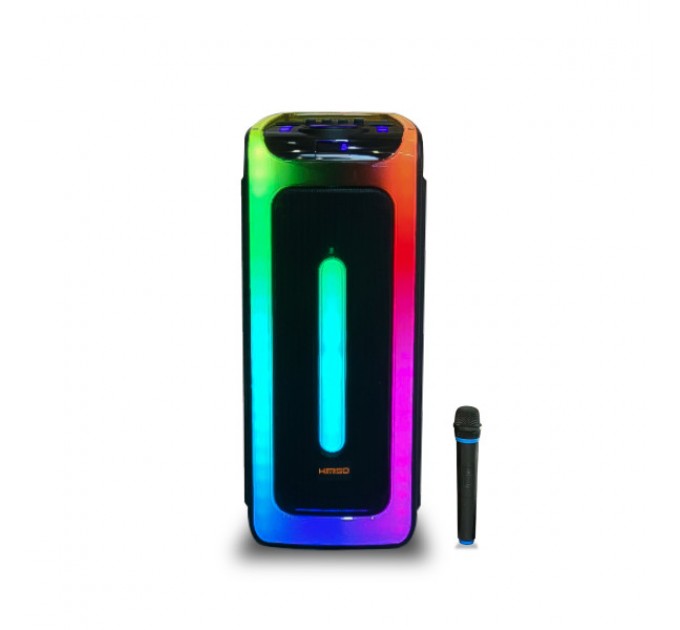 Акустика для вечеринок Kimiso QS-4228 с микрофоном и пультом ДУ BT/TF/USB/AUX 3000 Вт