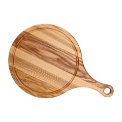 Обробна дошка кругла 30*45 см, ясен
