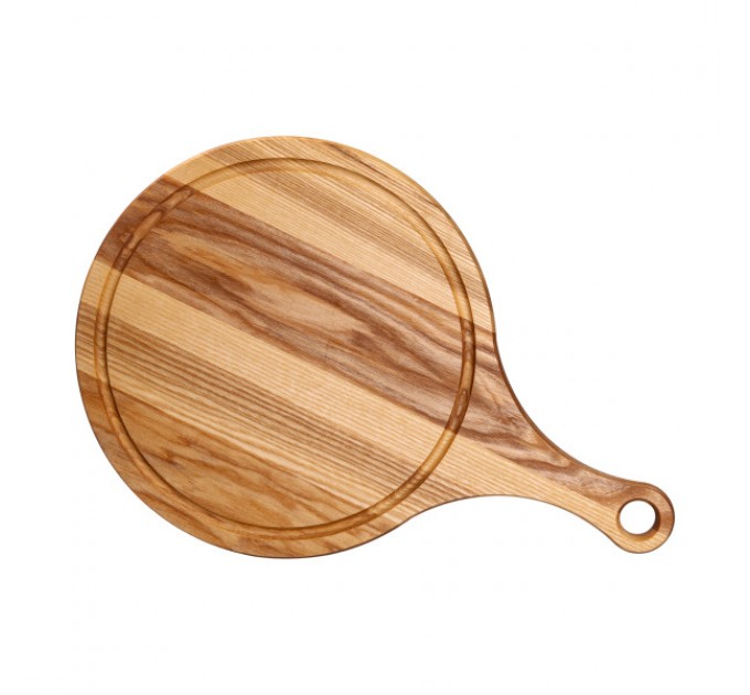 Обробна дошка кругла 30*45 см, ясен