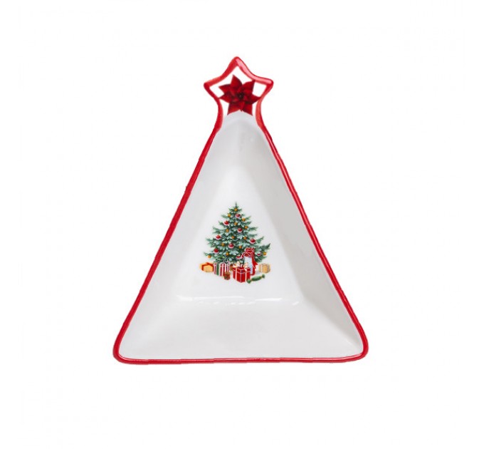 Салатниця Christmas фігурна 14,5*12 см