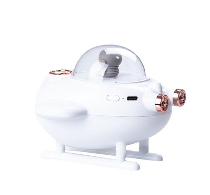 Зволожувач повітря для дитячої кімнати Літачок 220 мл, білий