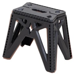 Табурет складаний пластиковий 29,5*19,5 см, чорний