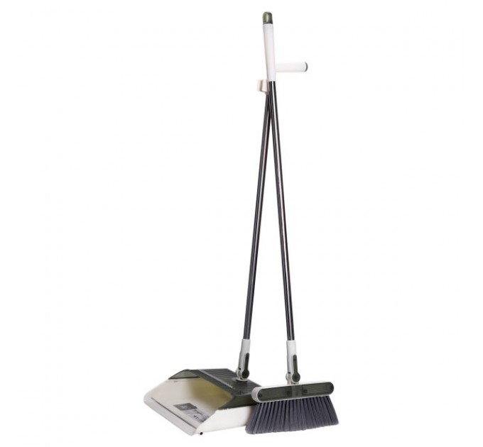 Набір для прибирання віник+совок 110 см, зелений