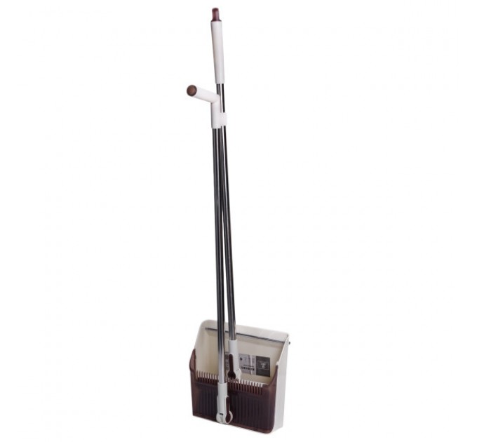 Набір для прибирання віник+совок 110 см, коричневий