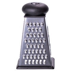 Терка четырехсторонняя с прорезиненной ручкой 12.5*12.5*21 см