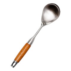 Ложка для риса Generous из нержавеющей стали с деревянной ручкой