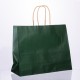 Подарунковий пакет 31*12*25 см крафтовий 12 штук в упаковці, зелений