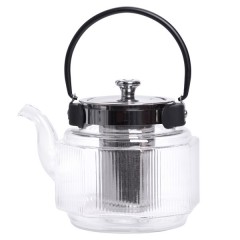 Чайник заварочний із жаростійкого скла 1.1 л зі знімним фільтром