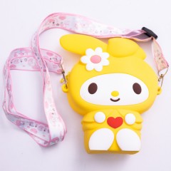 Дитяча сумочка My Melody з pop-it силіконова на блискавці 15*10*3 см, жовтий