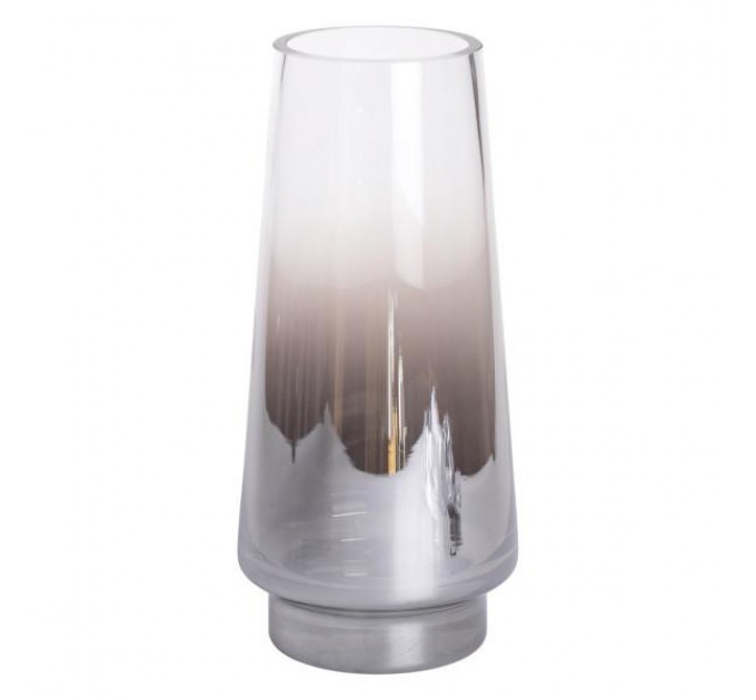 Ваза декоративна в стилі Ар-деко 30 см, сірий Ваза декоративна в стилі Ар-деко 30 см, сірий