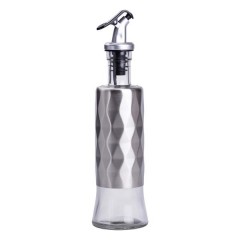 Пляшка для олії з дозатором 300 мл, хром