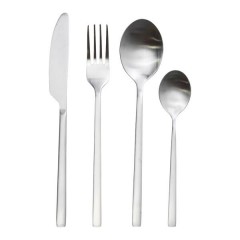 Набір столових приборів на 6 персон 24 предмети, срібло