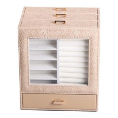 Ящик-комод для украшений 23х20х15 см, бежевый