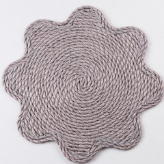 Килимок для сервірування столу Rattan 38 см, сірий