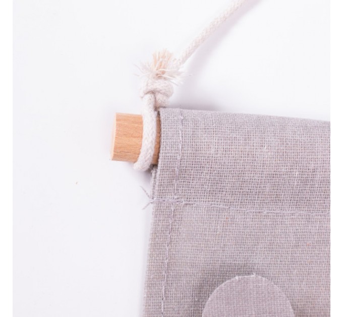 Органайзер панно підвісний на 3 секції 28*33, сірий