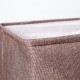 Корзина для белья текстильная 40*33*36 см, коричневая