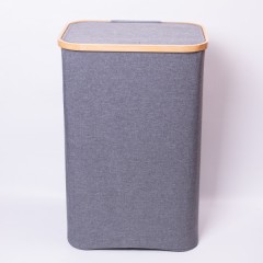 Кошик для білизни текстильний 40*30*60 см з кришкою