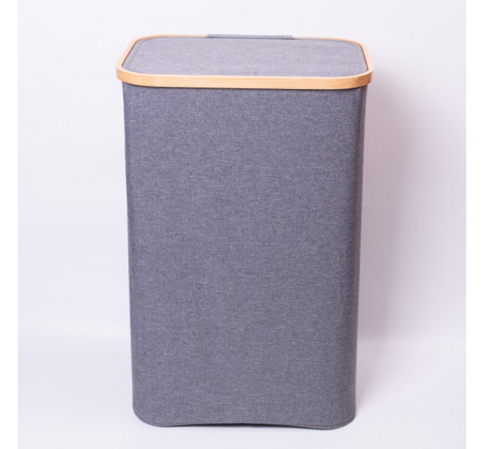 Кошик для білизни текстильний 40*30*60 см з кришкою