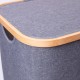 Кошик для білизни текстильний 40*30*60 см з кришкою