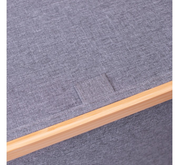 Кошик для білизни текстильний 40*30*60 см з кришкою