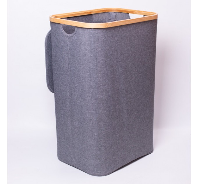Кошик для білизни текстильний 40*30*60 см з кришкою