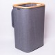 Кошик для білизни текстильний 40*30*60 см з кришкою