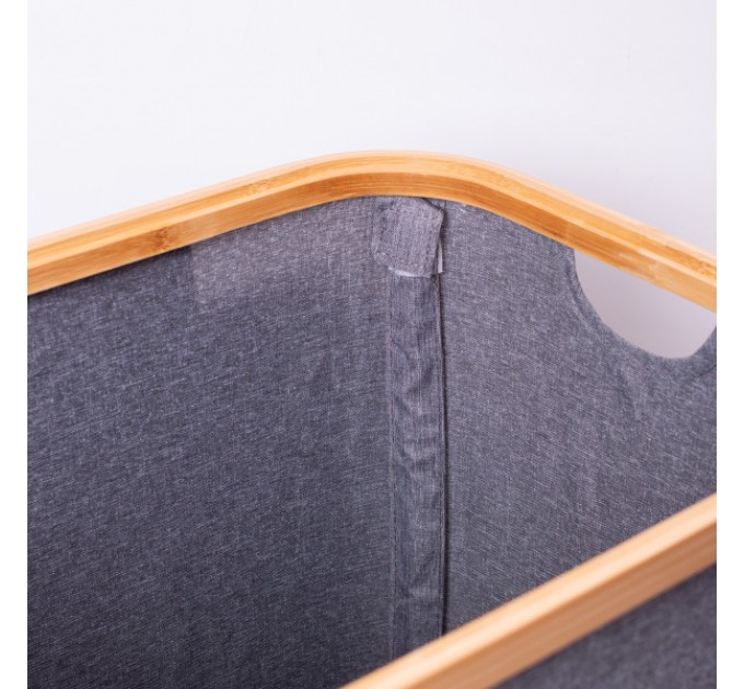 Кошик для білизни текстильний 40*30*60 см з кришкою