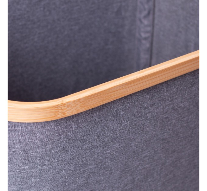 Кошик для білизни текстильний 40*30*60 см з кришкою