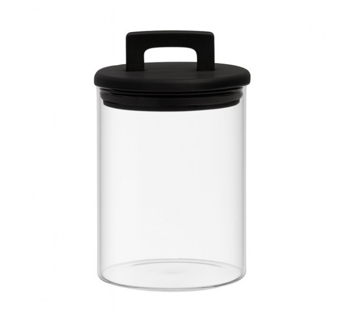 Банка для сипучих продуктів з бамбуковою кришкою 900 мл