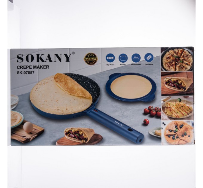 Млинниця електрична SOKANY SK-07057 600 Вт 20 см