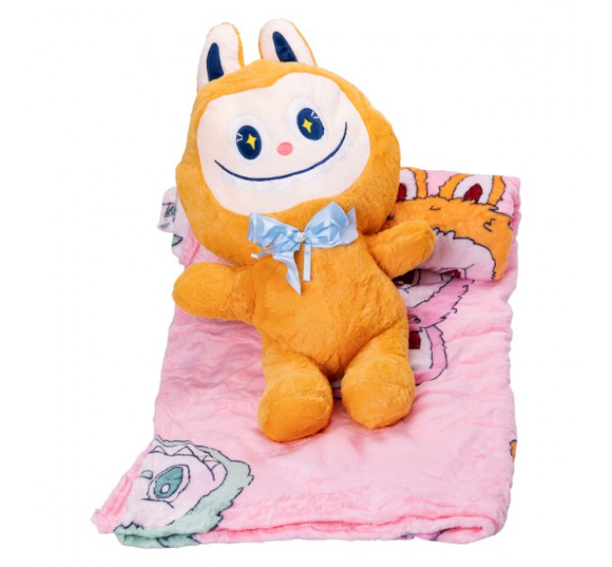 Labubu м'яка іграшка-сюрприз, помаранчевий