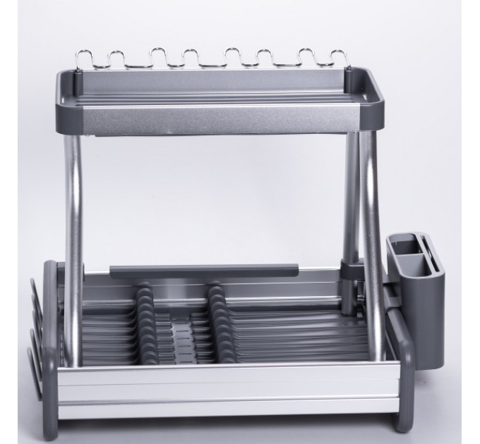Сушарка для посуду двоярусна 51*46*37 см