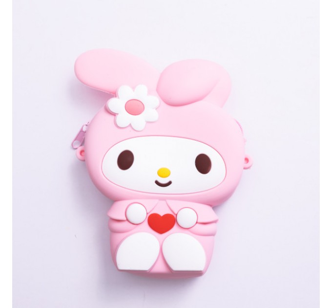 Дитяча сумочка My Melody з pop-it силіконова на блискавці 15*10*3 см, рожевий