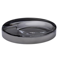 Попільничка склянна CIGARLOONG овальна, сірий