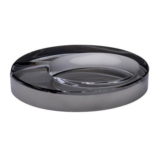 Попільничка склянна CIGARLOONG овальна, сірий