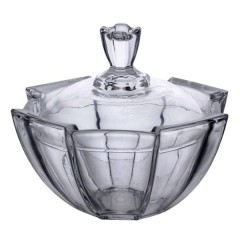 Цукорниця Danny Home з кришкою із товстого скла