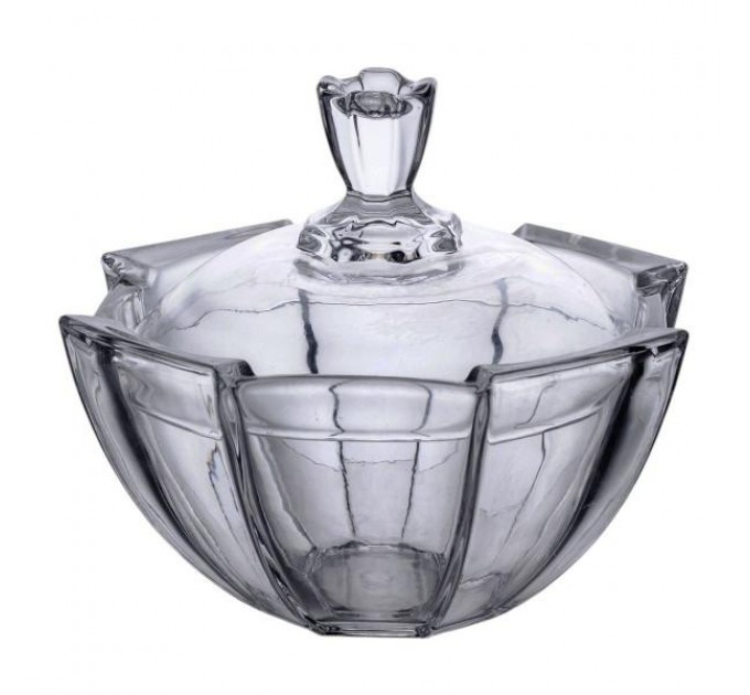 Сахарница Danny Home с крышкой из толстого стекла Сахарница Danny Home с крышкой из толстого стекла
