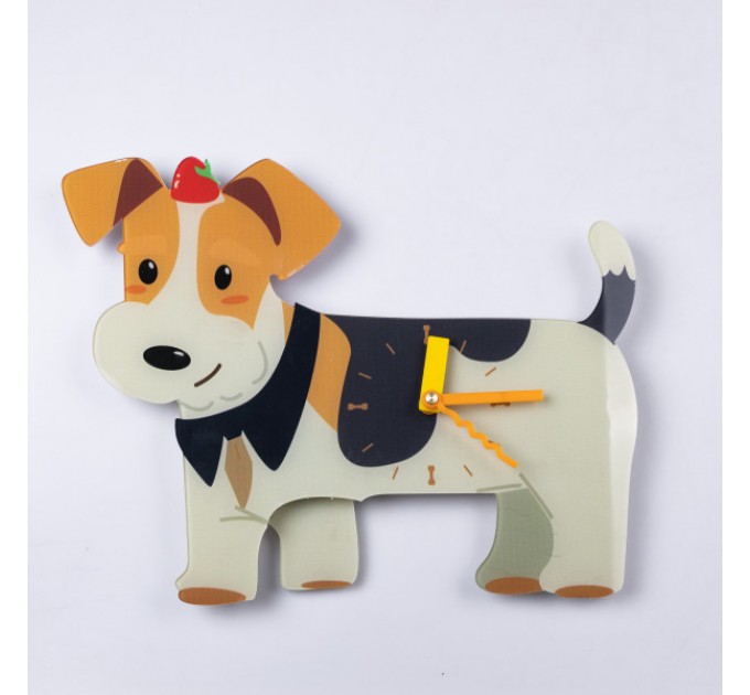 Годинник настінний "Маленький друг" 42*32*5 см, чорний з білим